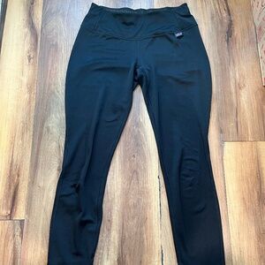 Patagonia Black Midweight Capilene Baselayer Pant